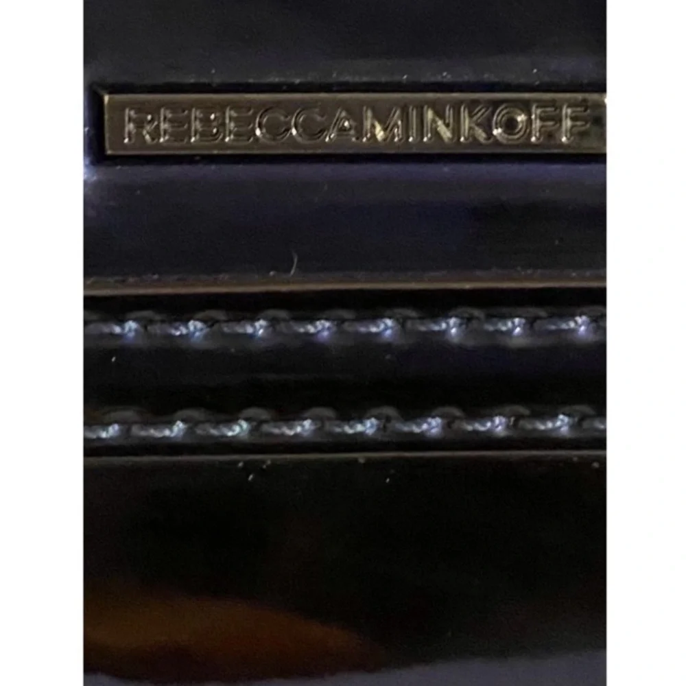 Rebecca Minkoff patent blue Leather Crossbody Bag